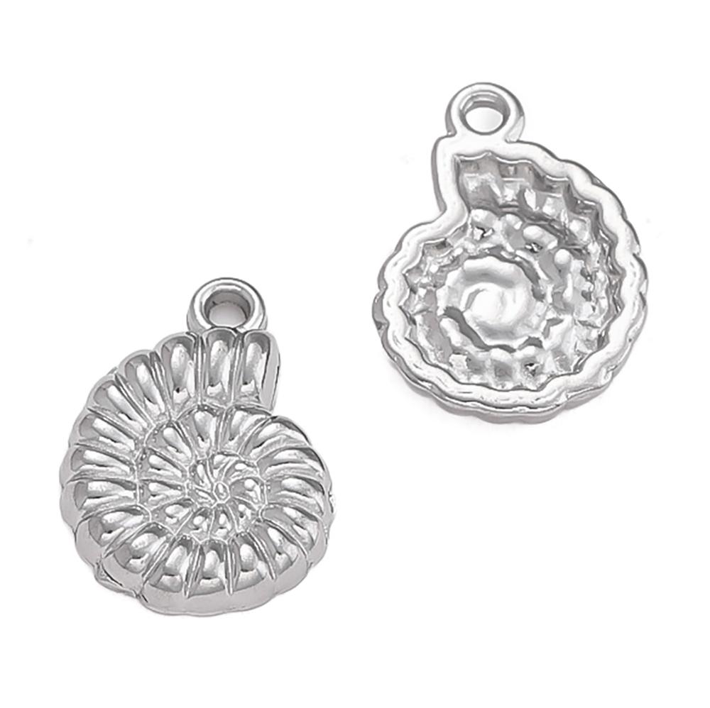 

2Pcs Stainless Steel Ocean Theme Shell Starfish Turtle Conch Charms for DIY Handmade Earring Necklace Bracelet Jewelry Making