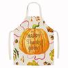 Thanksgiving Sunflower & Pumpkin Oil-Proof Kitchen Apron