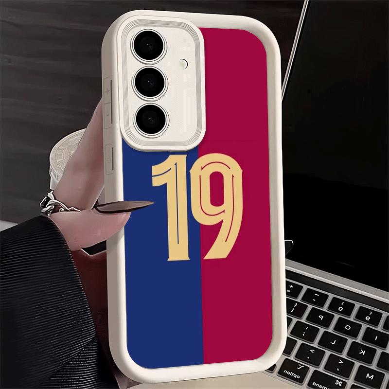 Phone Case for Samsung Galaxy S26 S25 Ultra S24 FE FootBall Number 7 10 19 Shell S23 Plus S22 + S21 S20 5G Soft Silicone Funda