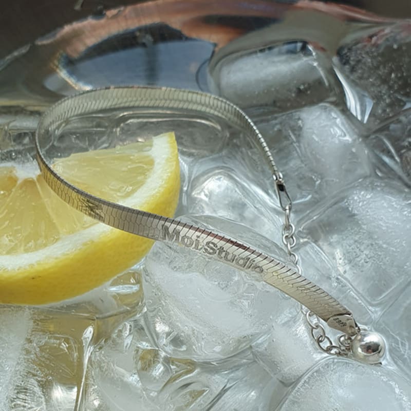 

MOI studio MOI Band Ticket Silver Bracelet_01 SILVER