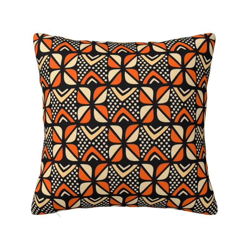Afrikaanse Etnische Ankara Stijl Kussenhoes x cm Polyester Zachte Plaid Kussenhoes Voor Bank Zitdecoratie Beddengoed Kussensloop