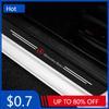 Car Sticker 4Pcs High Quality Carbon Fiber Car Door Sill Protector Strip Sticker For Mercedes Benz B/C/E/S Class A Class C200L G