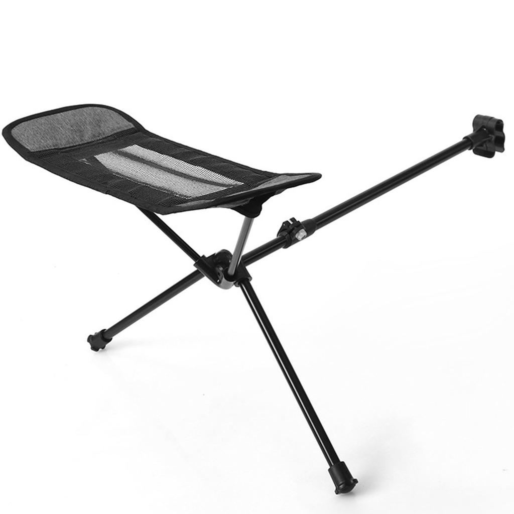 Portable Folding Retractable Footrest Universal Aluminum Alloy Retractable Footrest for Beach