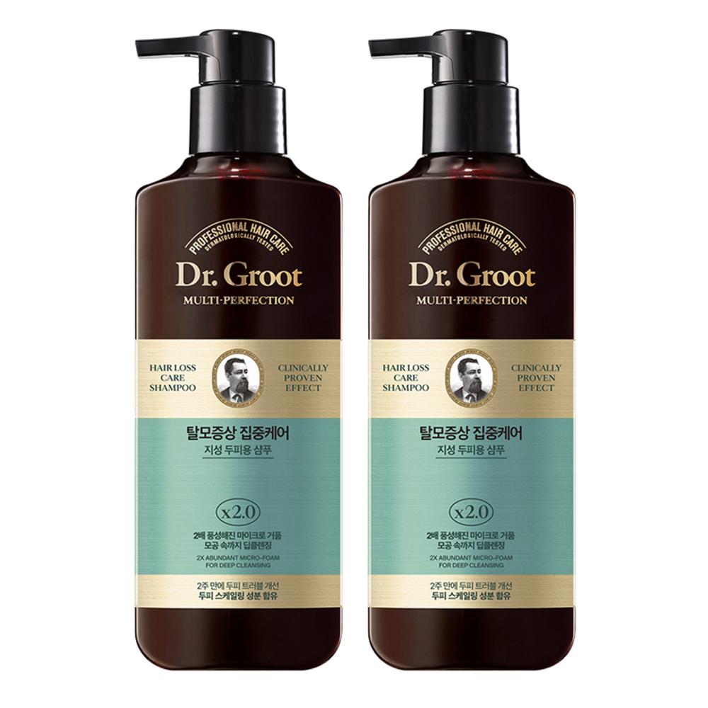 Dr. Groot Multi-Perfection Hair Loss Care Shampoo for Oily Scalp 400ml 2 pcs