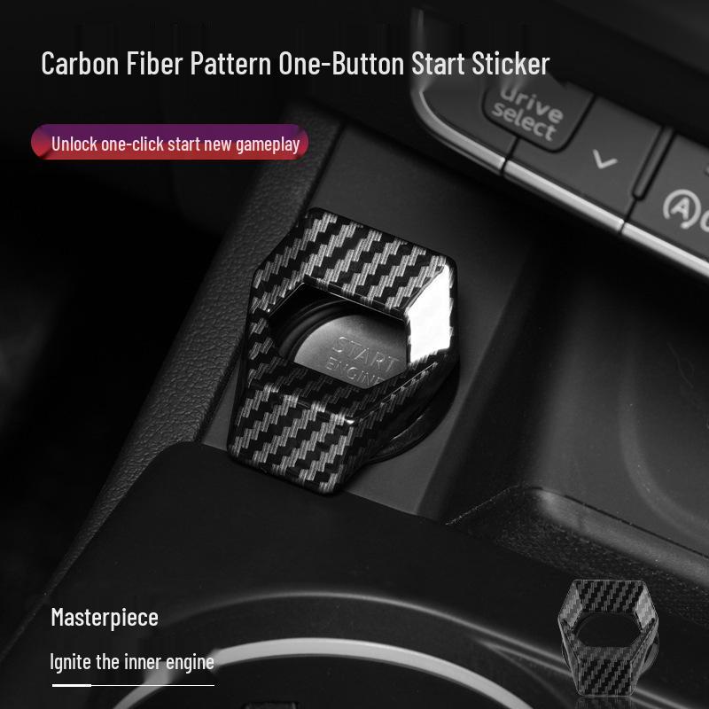 Universal Car Start Button Protective Cover - Custom Interior Design Sticker