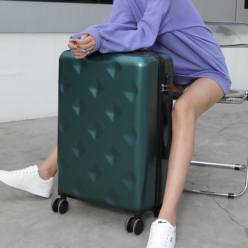 Yamo Stylish Diamond Pattern Hardshell Luggage 20 inches