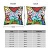 Brittos Art Rabbit Dog Heart Jesus Pillow Case Soft Pillow Cover Cute Funny Cushion Cover For Chair Sofa Home Decor
