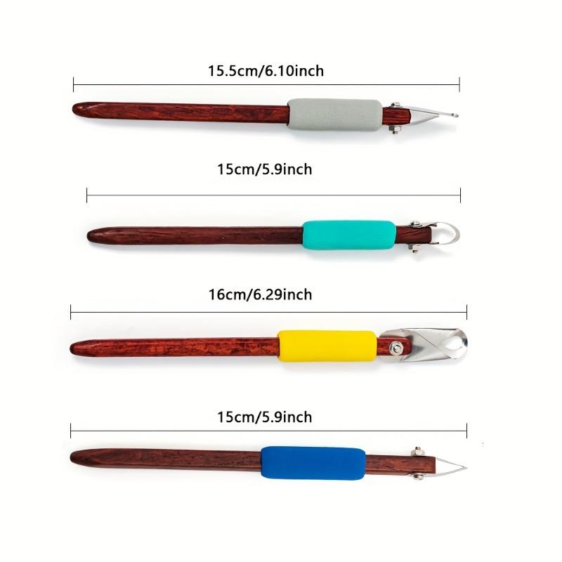 1pc Multi-Angle Rotating Pottery Wooden Carving Tool for Ceramic and Pottery