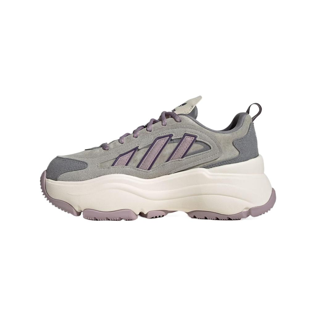 Adidas Ozgaia Comfortable Versatile Durable Lightweight Low-Top Lifestyle Casual Shoes Women Casual Shoes Gray JS1658