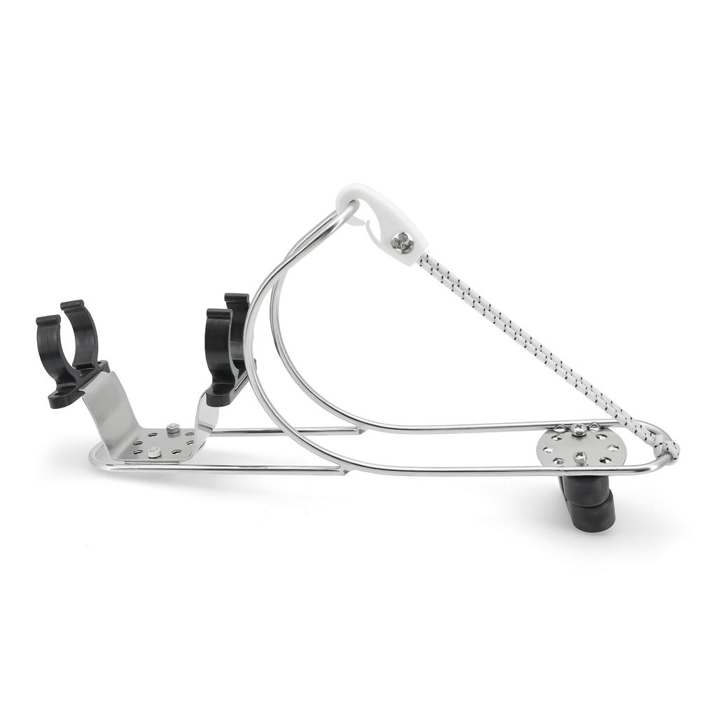 Marine Hardware Boat Lifebuoy Ring Horseshoe Bracket Adjustable Swimming Ring Brackets Rustproof for Yacht Boat Life Buoy Holder