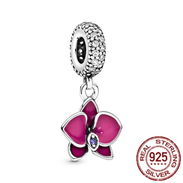 Fit Original Fasion Bracelet Bangle 925 Sterling Silver Balloon Beach &Parrot Dangle Charm Bead Diy Jewelry For Women Gift