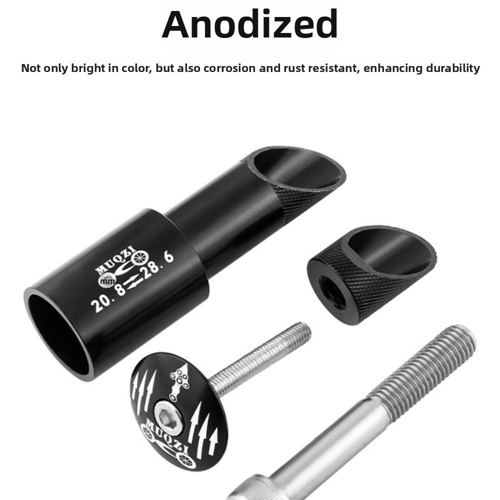 Anti-slip Fork Stem Extender 20.8/22.2mm To 28.6mm Stem Conversion Adapter  Child Bike
