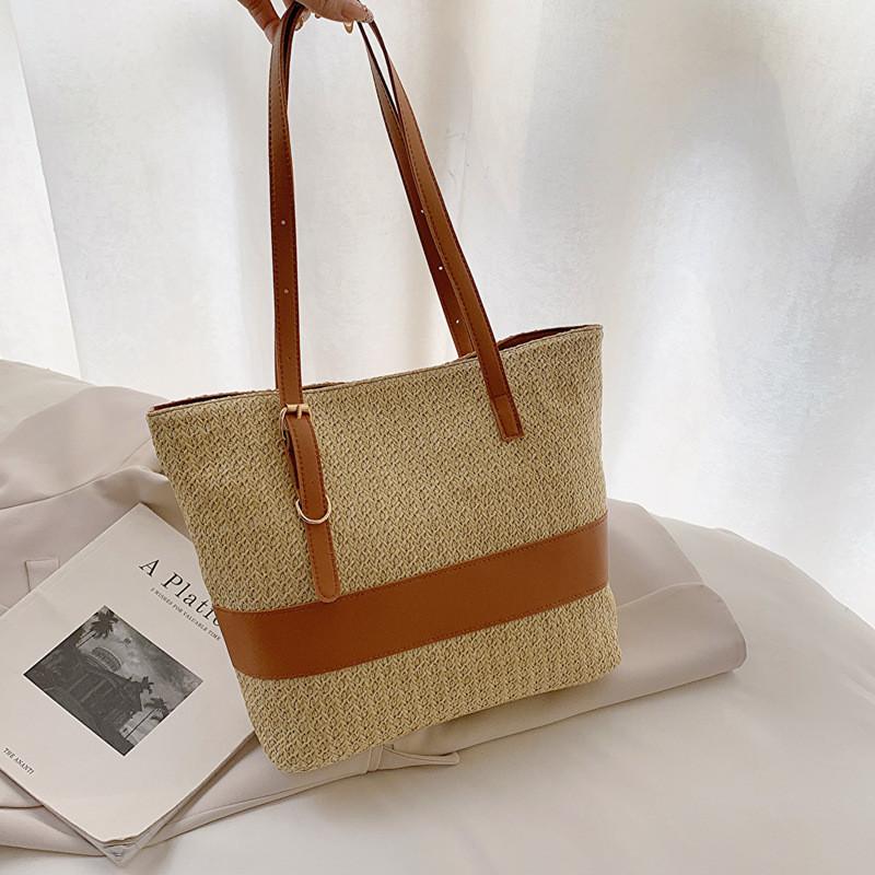Chic Urban Tote Bag 2023 Fashion Trend Minimalist Woolen Large Capacity Bag