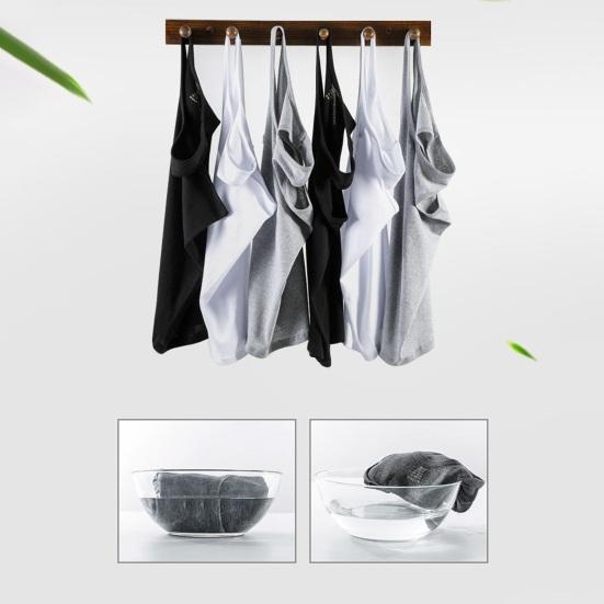 Herren Weste Rundhalsausschnitt Ärmellos Slim Fit Tank Tops Einfarbig Schnelltrocknendes T-Shirt Outdoor Street Wear