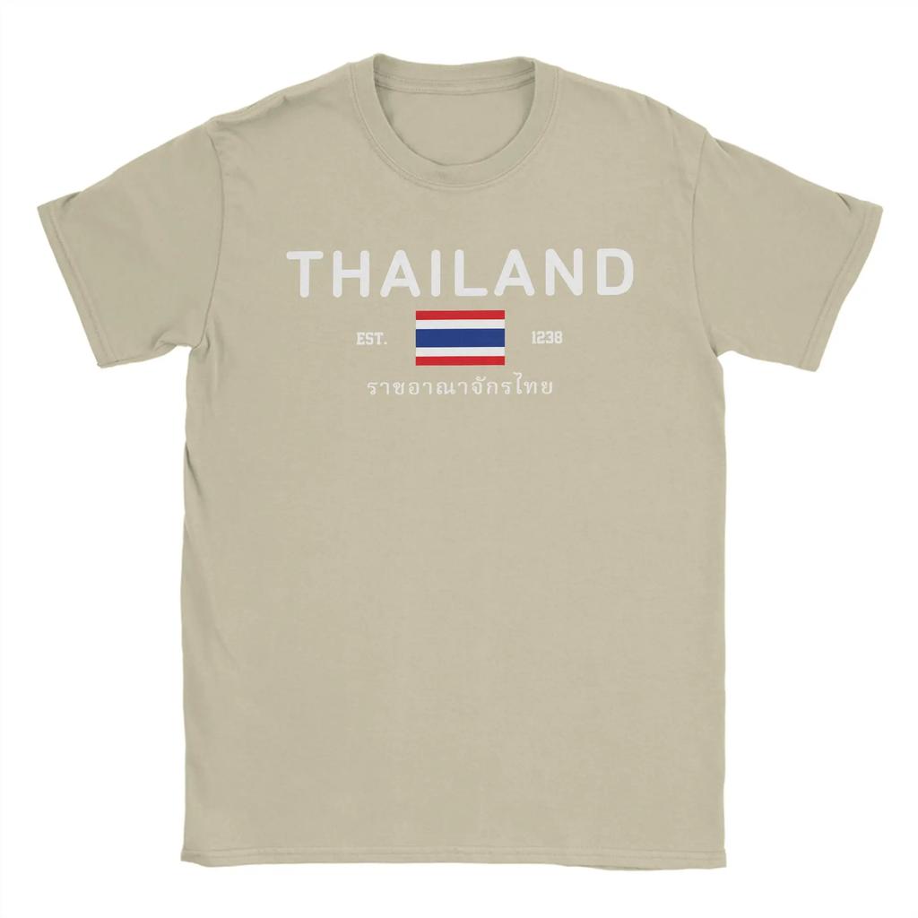 Thailand Est1949 Krung Thep Maha Nakhon Capital Unisex T Shirts Tees Short Sleeve O Neck Tshirts 100 Cotton New Arrival Tops
