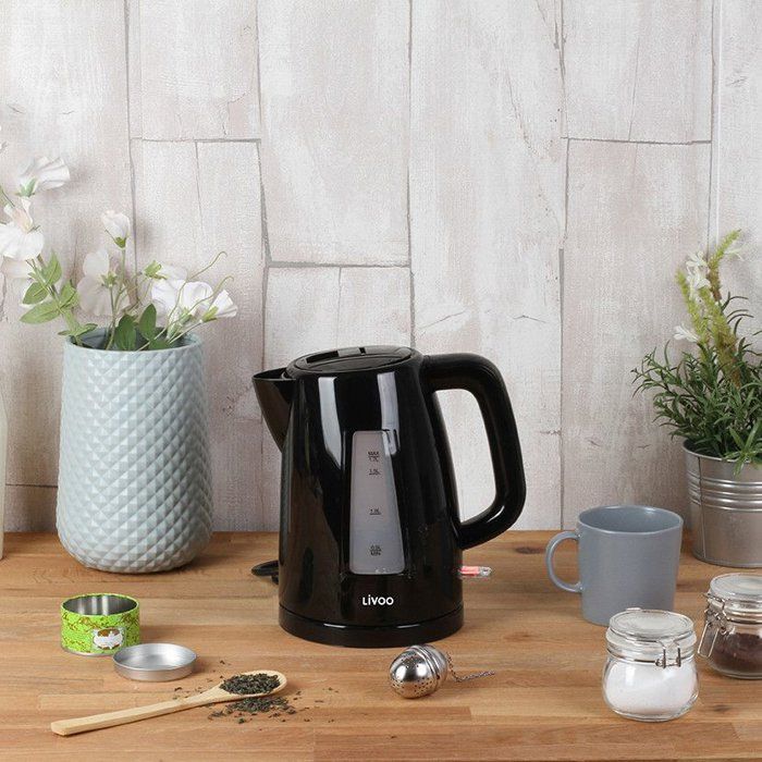 Bouilloire - LIVOO - DOD184N - 2200 W - 1,7 L - Socle 360° - Noir