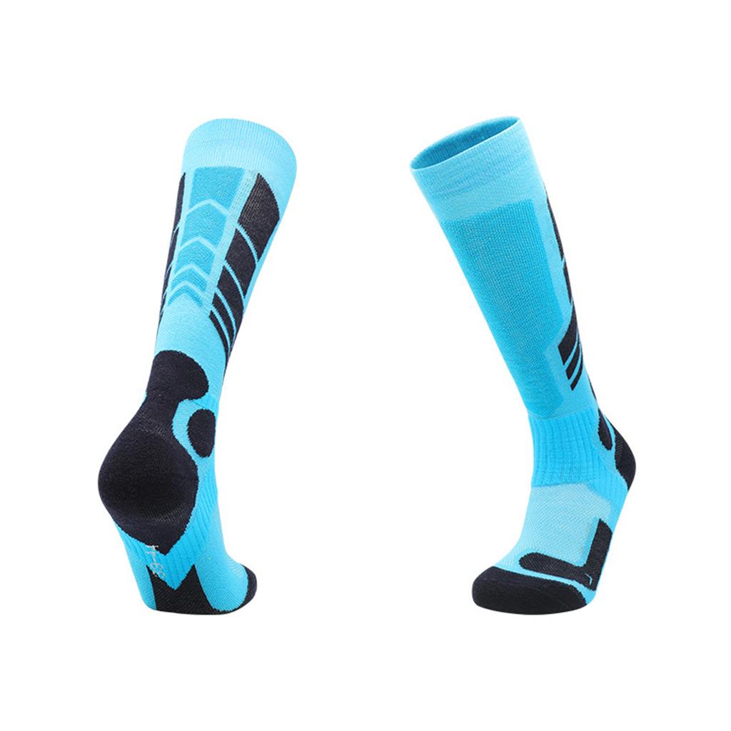 Men's And Women's Long Tube With Thick Fleece And Warm Snow Socks, Ski Socks