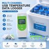 Plastic USB Temperature Logger Reusable Temperature Recorder  Cold Chain Monitoring