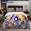 Genshin Impact Complete Character Visual Novel Bedding 1 Duvet Cover 2 Pillowcase Without Core Duvet Cover And Pillowcase