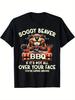 SEX WAX - Mens Fluoro T-Shirt - Black - Casual Short Sleeve Tee, All-Season, Fam