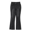 Women's Retro Washed Low Waisted Flared Jeans 2025 New Fashion Casual Wide-leg Pants Female Sexy Denim Street Trousers Y2K Bottoms