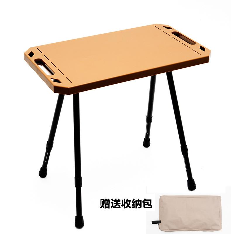 Outdoor Folding Camping Table Adjustable Height Beach Table Aluminium Alloy Tactical Table for Indoor Picnic   Hiking