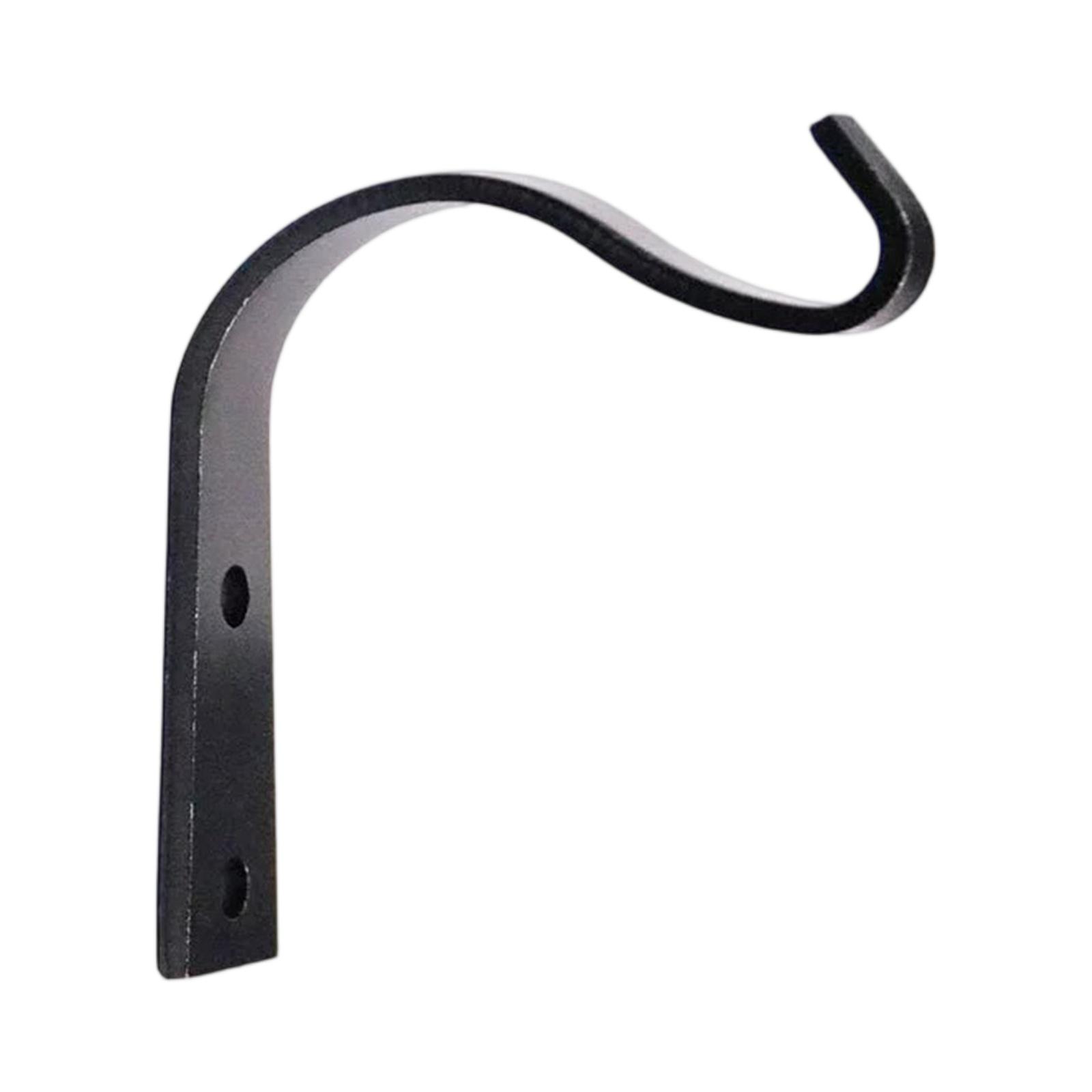 

Small Wall Hooks, Metal Hanging Hooks for Plants and Tools, Iron Wall-Mounted Hooks for Garage, Garden, and Home Organization One Size чёрный
