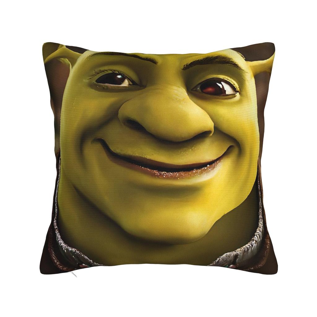 Polštářový potah Shrekův vtipný polštář Vlastní potah na polštář Novinka Povlak na polštář na pohovku ložnici domácí dekorace