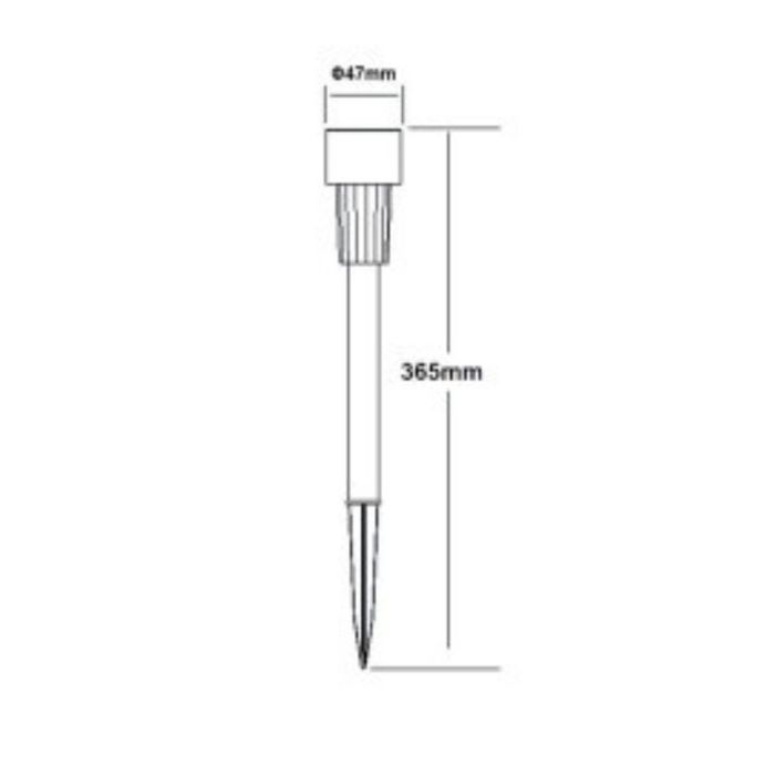 Lot de 5 Balises LED solaire Neptune 0,06W IP44 6400K