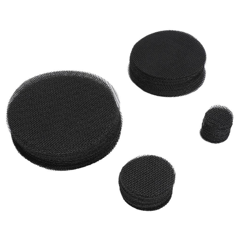 400pcs Flower Pot Grid Pad PP Breathable Drainage Round Bottom Grid Mat Prevent Soil Loss for