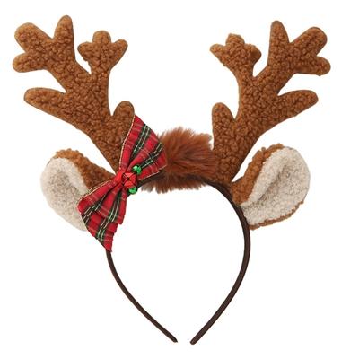 Niedlicher Geweih-Form Haarreif Damen Stirnband Make-up Stirnband für Live-Übertragung Weihnachtsfeier Haar Accessoires