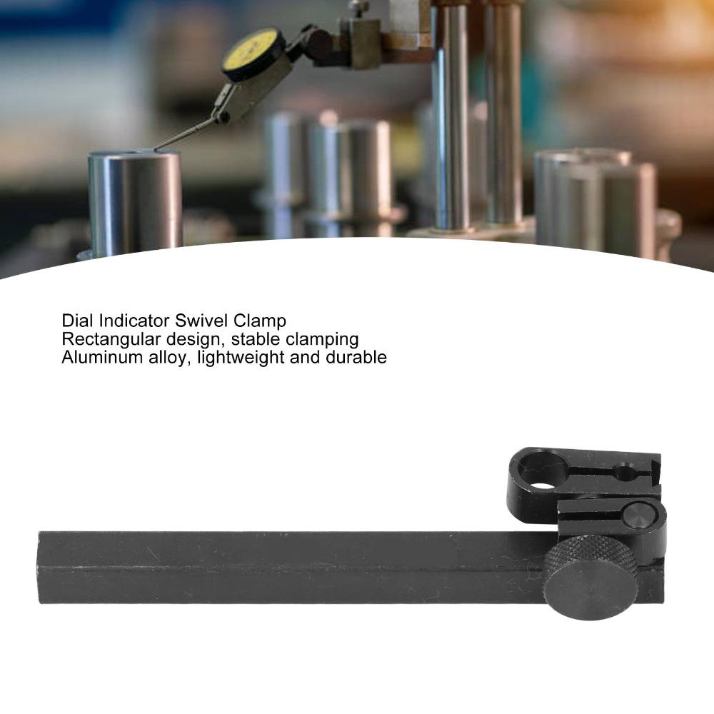 Swivel Clamp Test Gauge Clamp 9x9x100mm Height Gauge Adapter Machinist Measuring