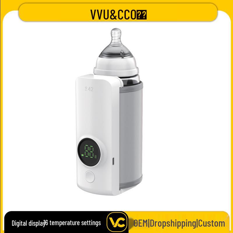 USB Car Charging Portable Milk Bottle Warmer and Insulation Sleeve