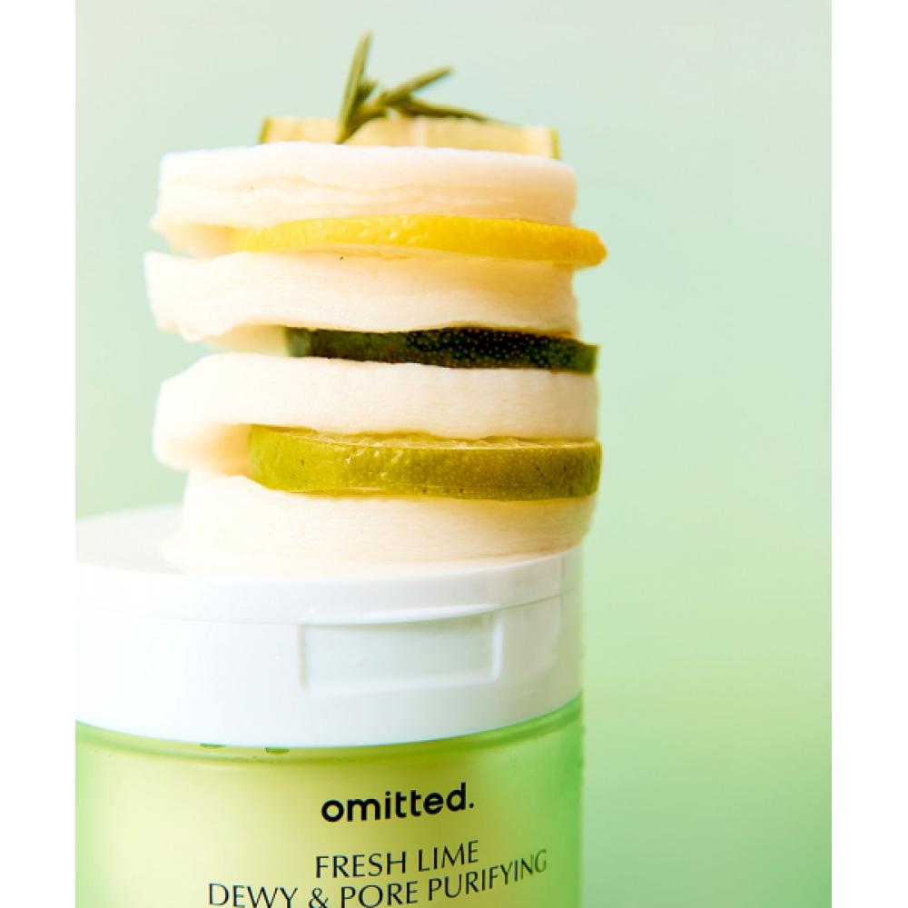 Omnissing Fresh Lime Lha Glow Pore Toner Pad 70 Sheets