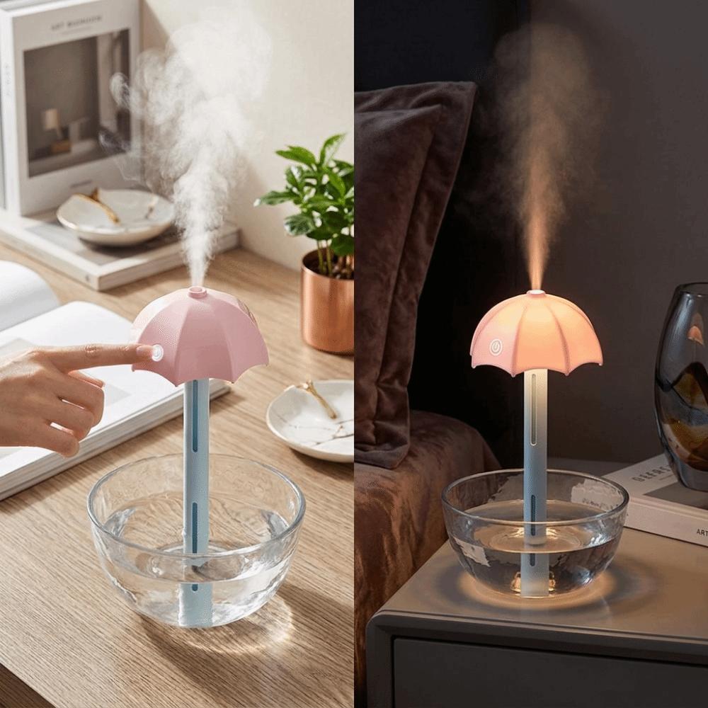 Creative Umbrella-Shaped Mini Mist Sprayer Ultra-Quiet Portable Humidifier Dorm Use