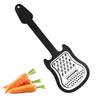 Handheld Fruit Grater Stainless Guitar Shape Metal Cheese Grater Comfortable Grip Kitchen Grater Fruit Pulp Crusher For Citrus