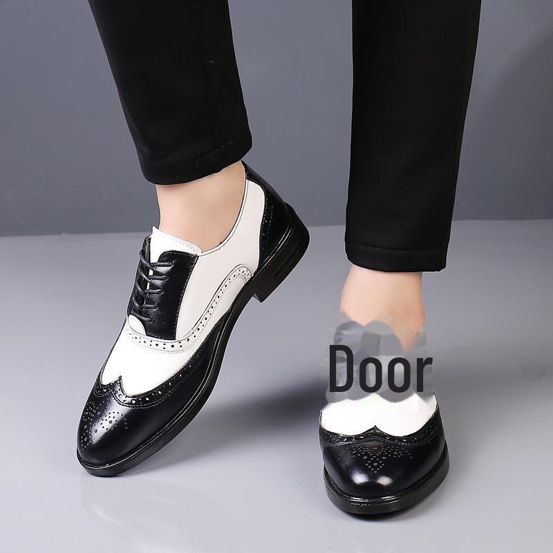 Men's Business Casual Brogues Trendy All-Match Youthful Large Size Spring Autumn Shoes