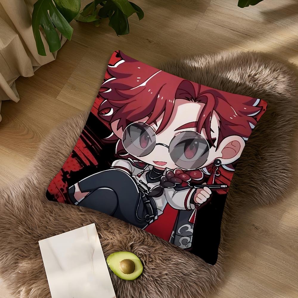 TV Link Click Vein Xia Fei Liu Xiao Cute For Bedroom Car Coffee Shop Room Soft and Living Room Sofa Decorative Pillow Cover Case