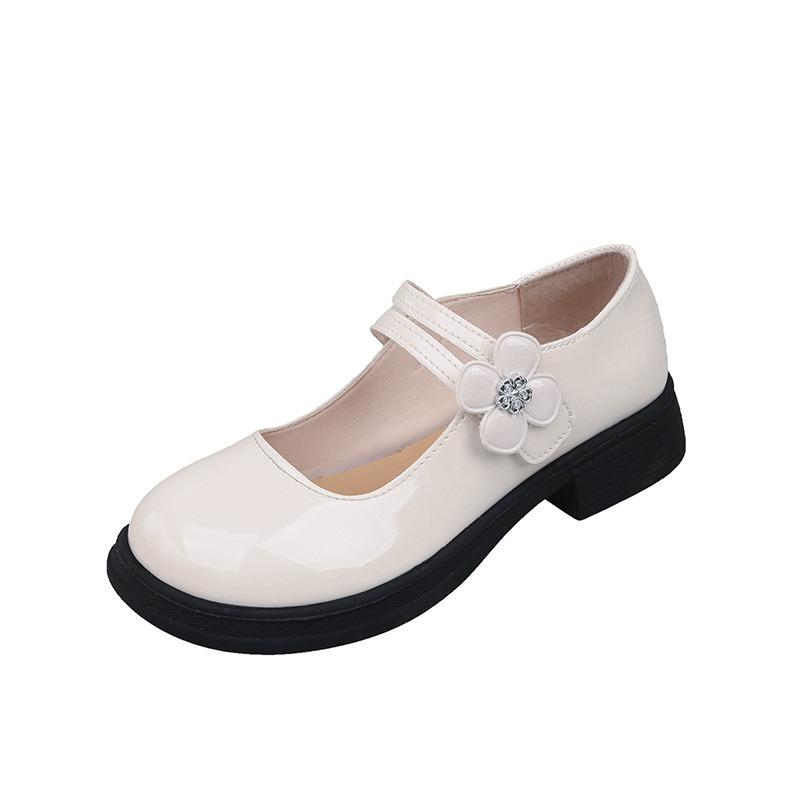 

Новые женские туфли на толстой подошве и туфли с большим носком 40 бежевый