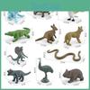 Lifelike 11 Piece Australian Wildlife Model Collection Of Platypus Koala And Kangaroo