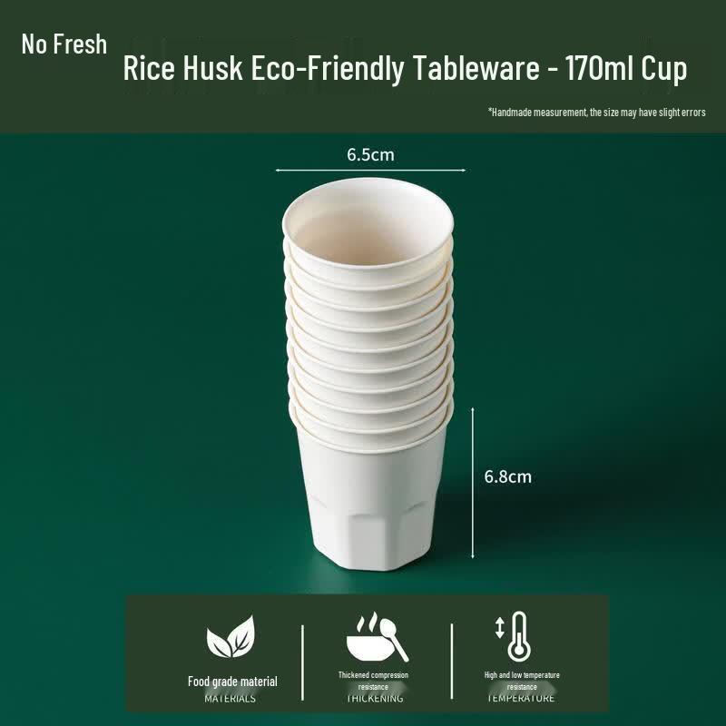 Eco-Friendly Rice Husk Disposable Bowl