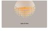 Vintage Cream Pendant Lamp - Ideal for Bedroom, Dining, Bar, or Island Counter