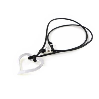 [D4569] - Silver Necklace 'Simply Love'