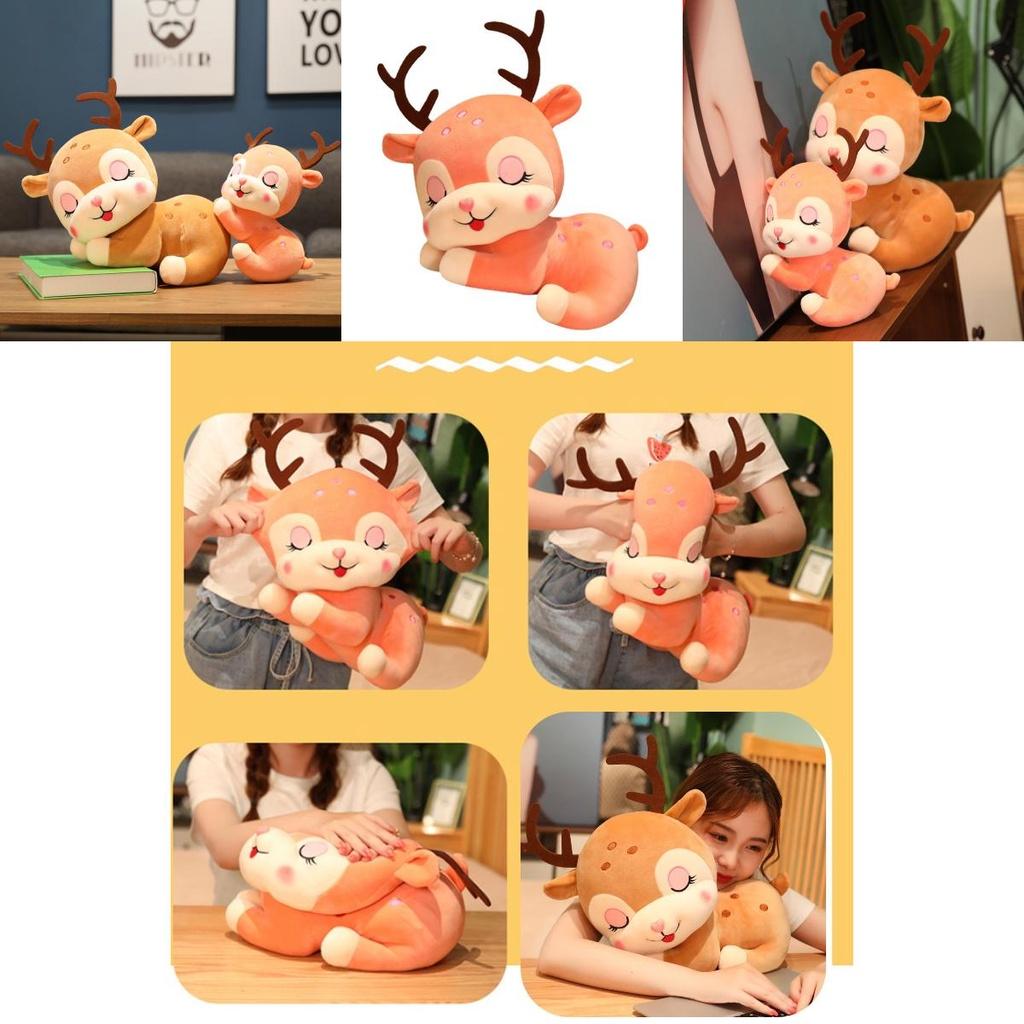 Peluche Cervo Onirico Morbido e Coccoloso Animale di Peluche Cristallo Ultra Morbido Regalo Perfetto Per Giovani Adulti