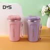 510ML Travel Coffee Mug Spill Proof with Seal Lid Insulated Eco-friendly Easy One-handed Drinking Stainless Steel Cup