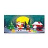 Christmas Kitchen Sand Carpet Doormat Long Floor Mat