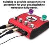 Miwayer 2pcs Guitar Effects Pedal Footswitch Toppers,Plastic Foot Nail Cap for Guitar Effects Pedal Buttons Common Pedal Switche