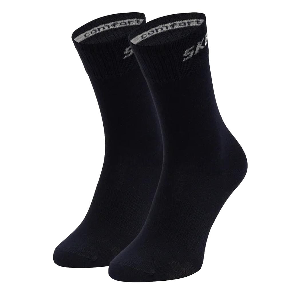 Skechers 3PPK Mesh Ventilation Socks, Unisex Navy Socks