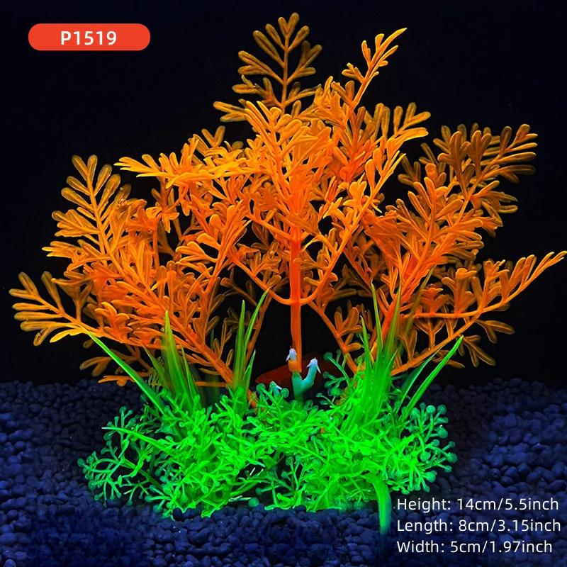 

14cm/5.5inch Fish Tank Simulation Plant Aquarium Artificial DIY Decor Plants Water Grass Fish tank decorations