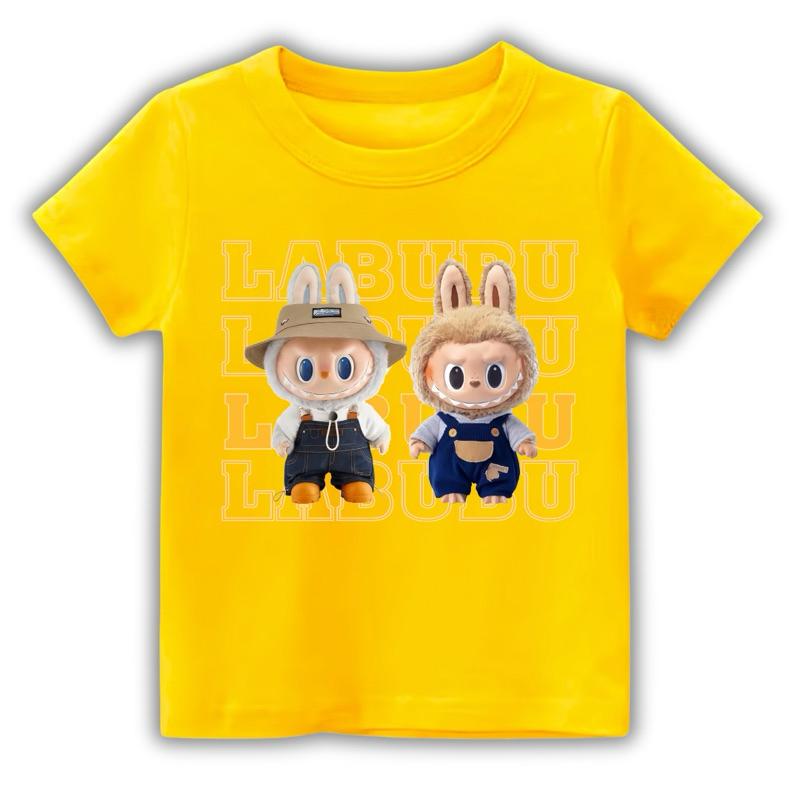 LABUBU children s T-shirt, cute casual T-shirt 140